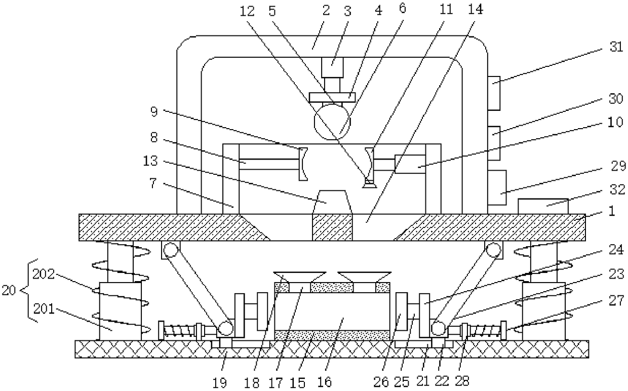 Damping type high polymer material bearing machining machine tool capable of cleaning chippings efficiently