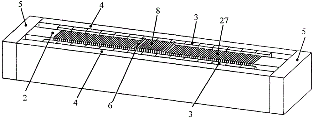 Double-row permanent magnet centripetal excitation rectangular low-frequency vibration calibration table for magnetic field tracking compensation