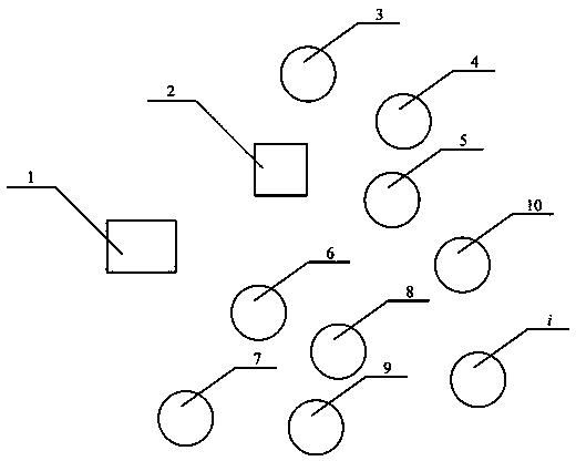 Wireless locating method of mixed-type multiple-mobile-robot system