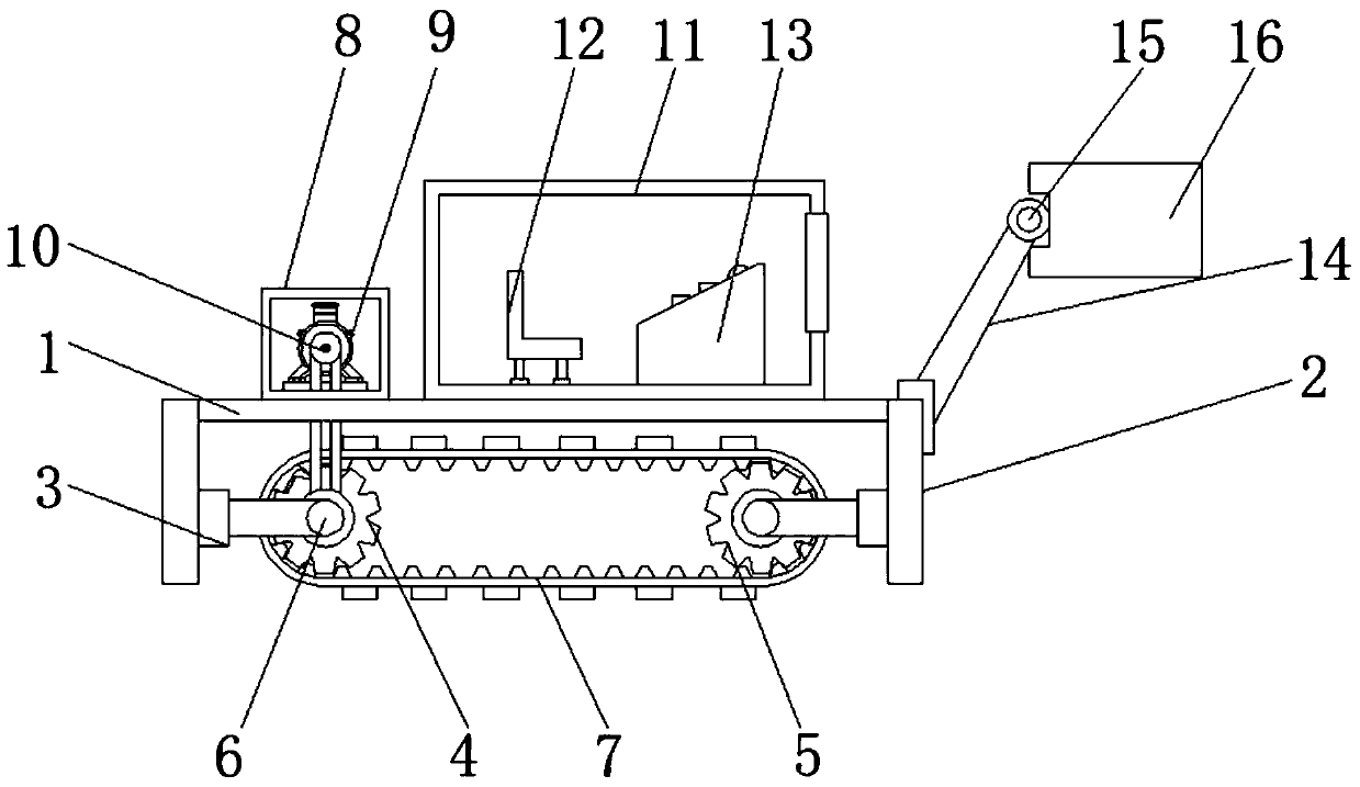 Width adjustable type tea planting trencher