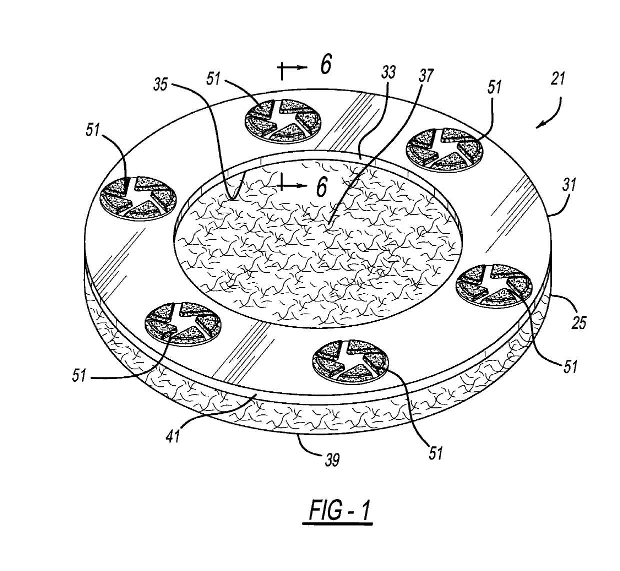 Grinding pad apparatus