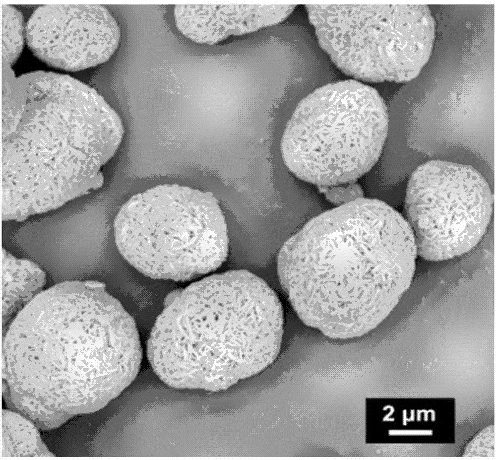 Core-shell polynary lithium ion battery anode material distributed in all-concentration gradient way and preparation method thereof