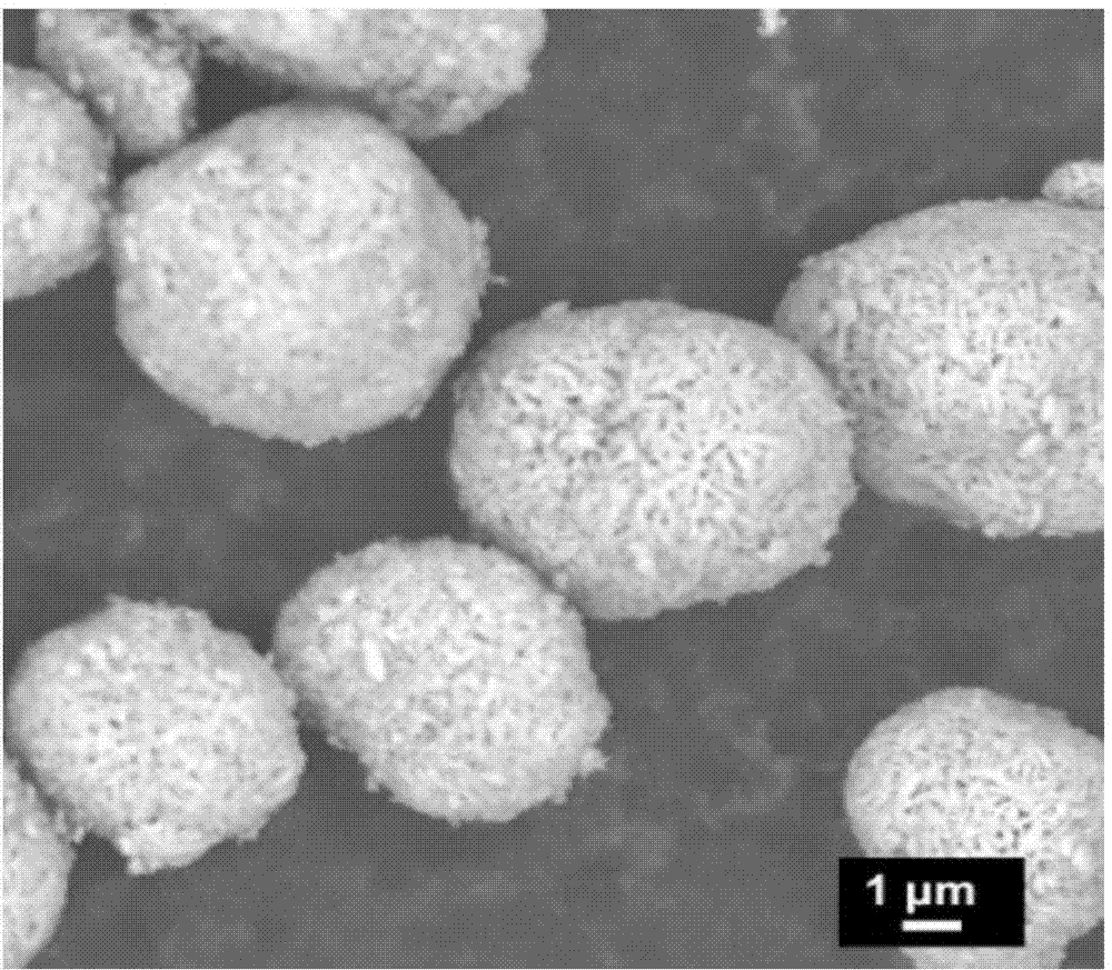 Core-shell polynary lithium ion battery anode material distributed in all-concentration gradient way and preparation method thereof