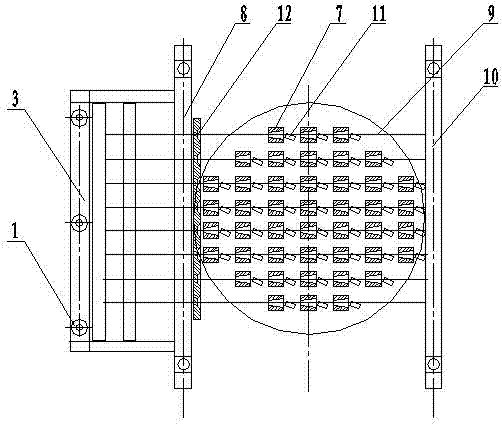 Clamp and process used for coating inner bore with diamond film