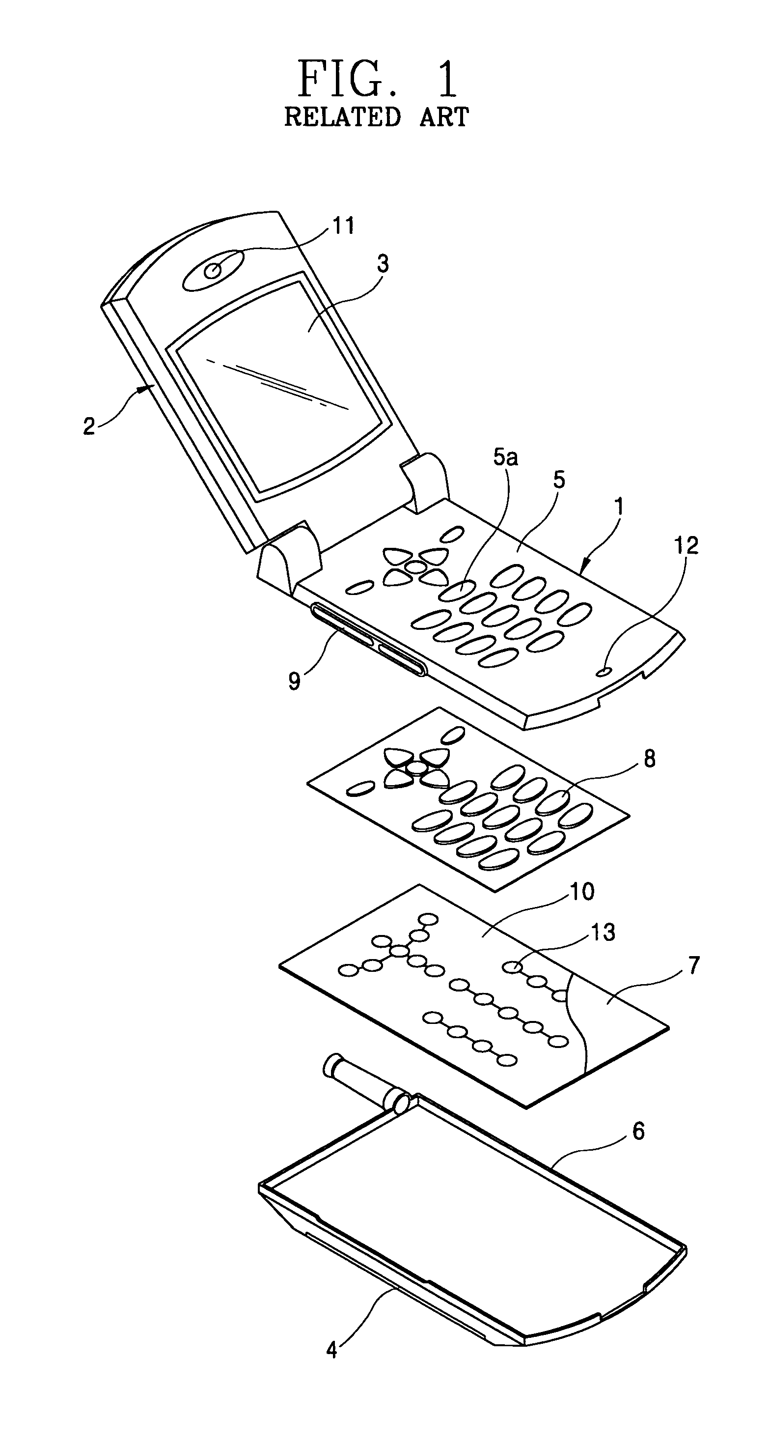 Mobile terminal having a heat releasing member