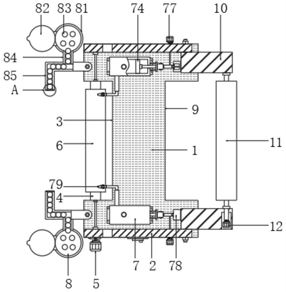 Expressway surface concrete layer leveling equipment and method for avoiding curl of curing film