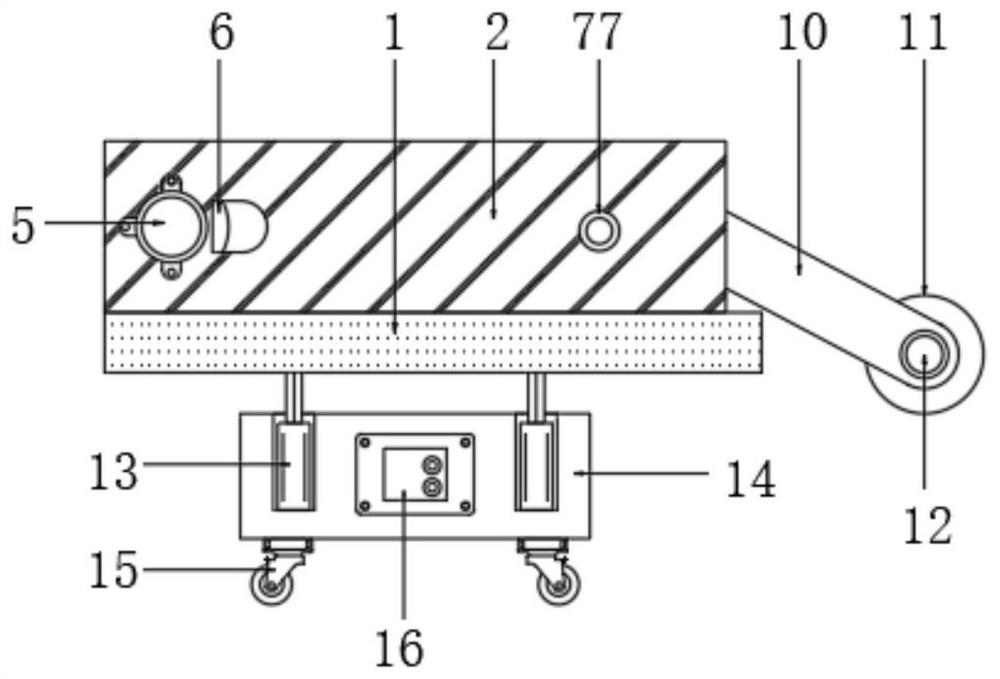 Expressway surface concrete layer leveling equipment and method for avoiding curl of curing film