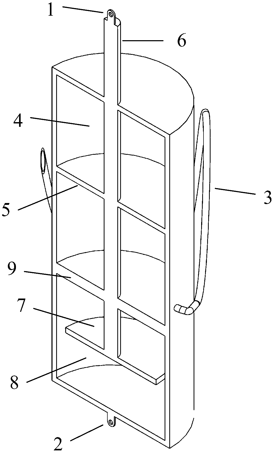 Wave-shaped pipe surrounding type gas inerter