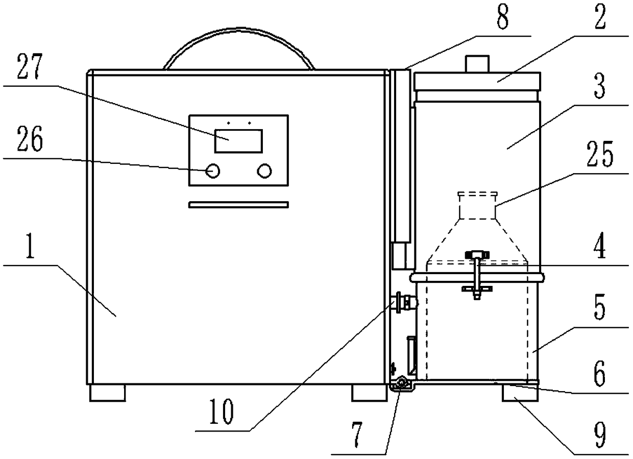 Portable water sample collecting suction filter