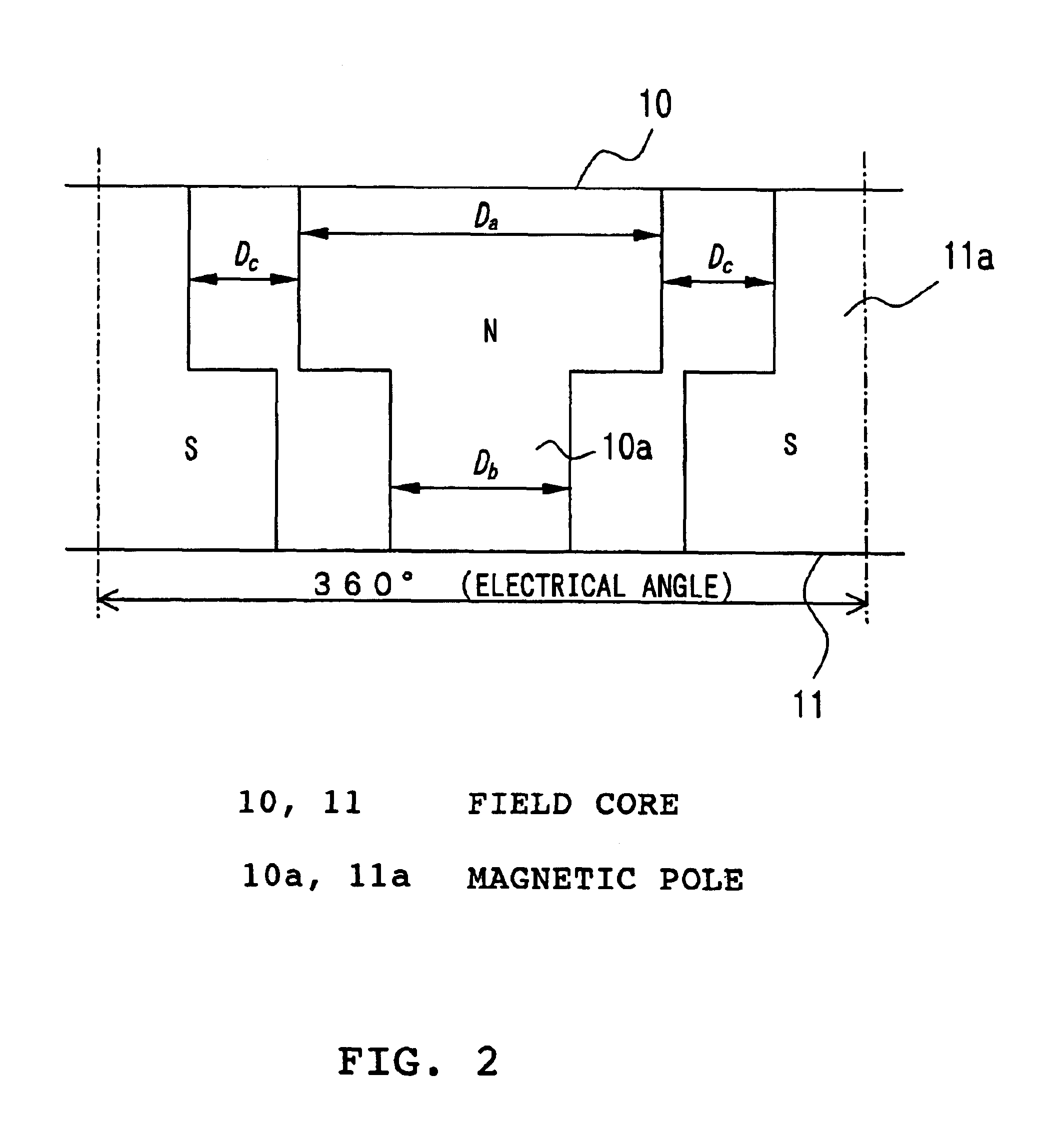 Rotating electrical machine for vehicle