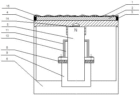 Water-based magneto-rheological closed flexible polishing head based on normal force