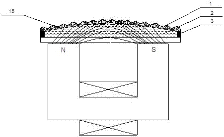 Water-based magneto-rheological closed flexible polishing head based on normal force