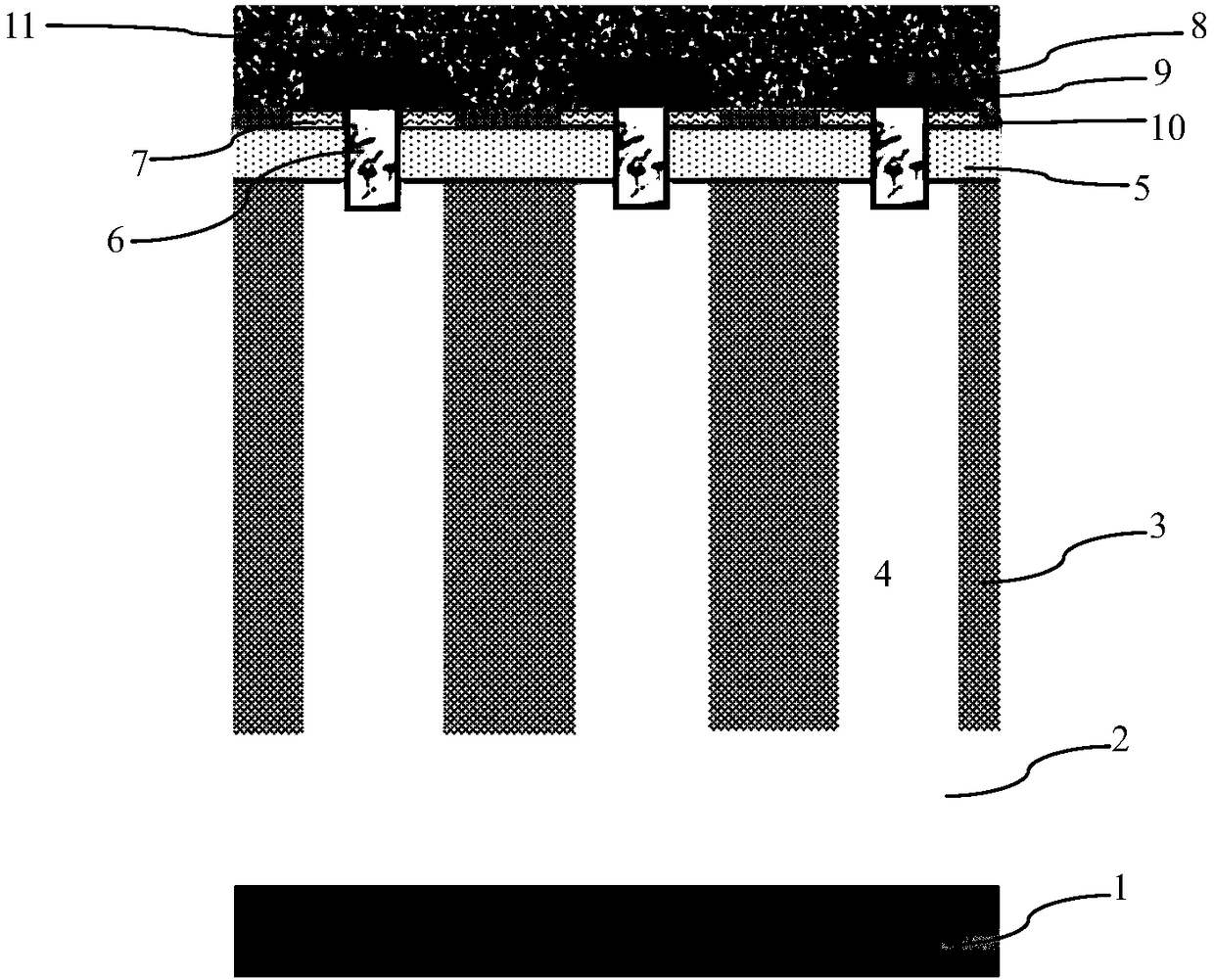 Fabrication method of trench gate super junction mosfet