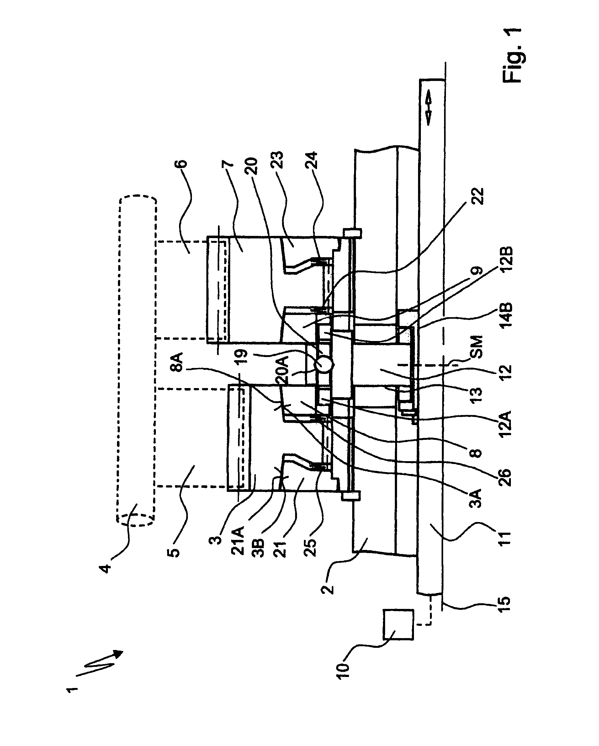 Device of a rotationally fixedly connecting a shaft to a component which is rotatably mounted on the shaft