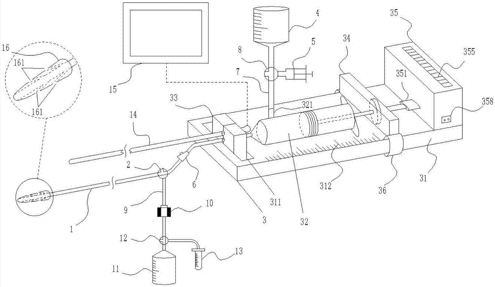 Bronchoalveolar lavage device for assisted treatment of children mycoplasma pneumonia