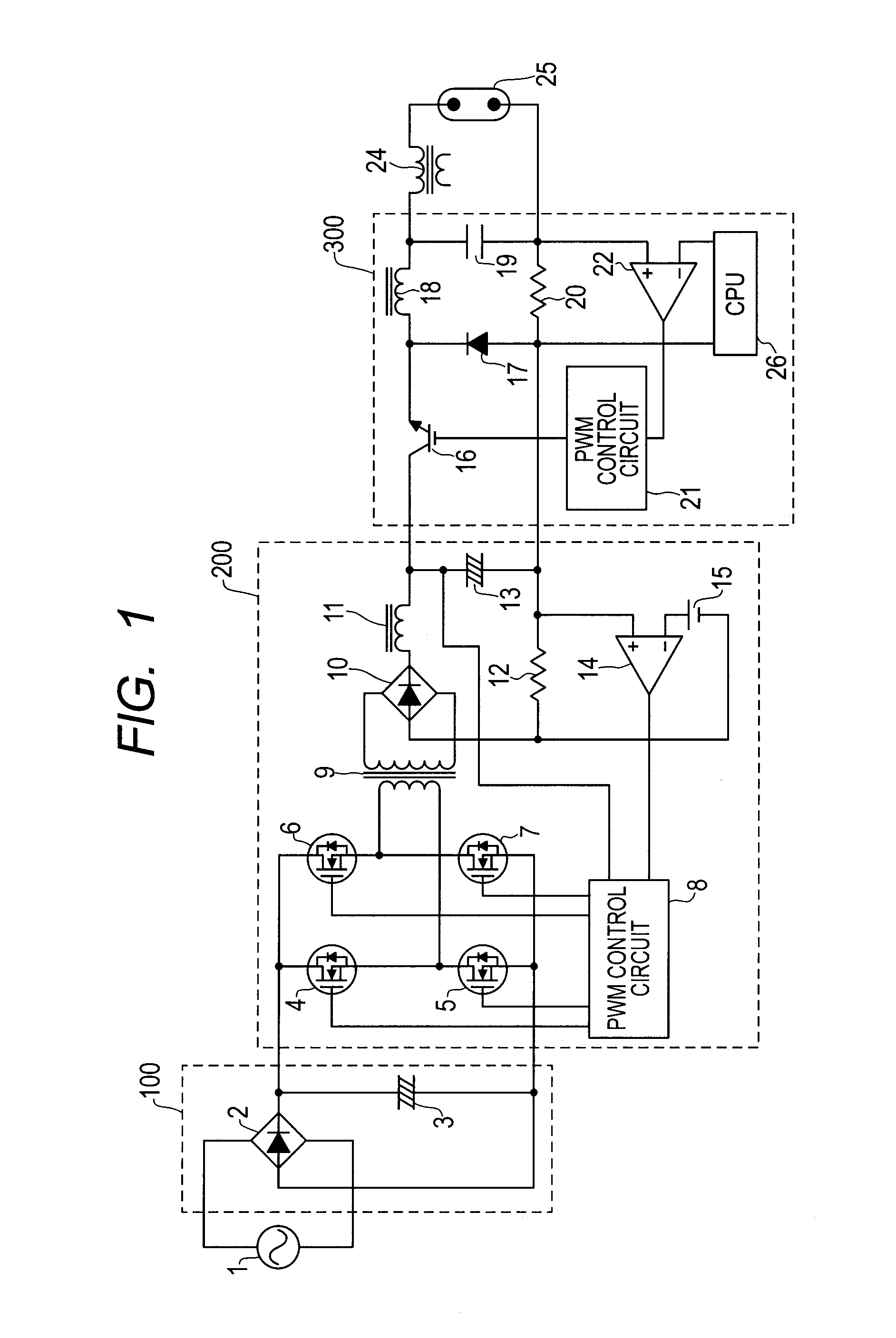 Xenon lamp drive unit, method for driving xenon lamp, and artificial solar light irradiation unit