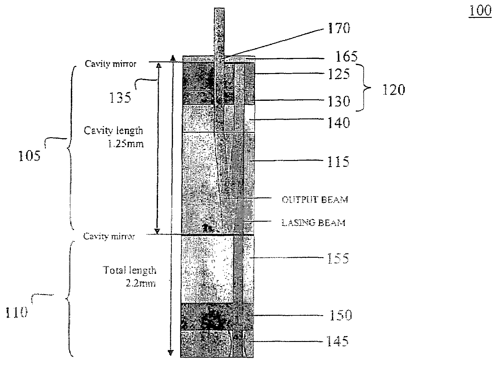 Q-switched cavity dumped laser array