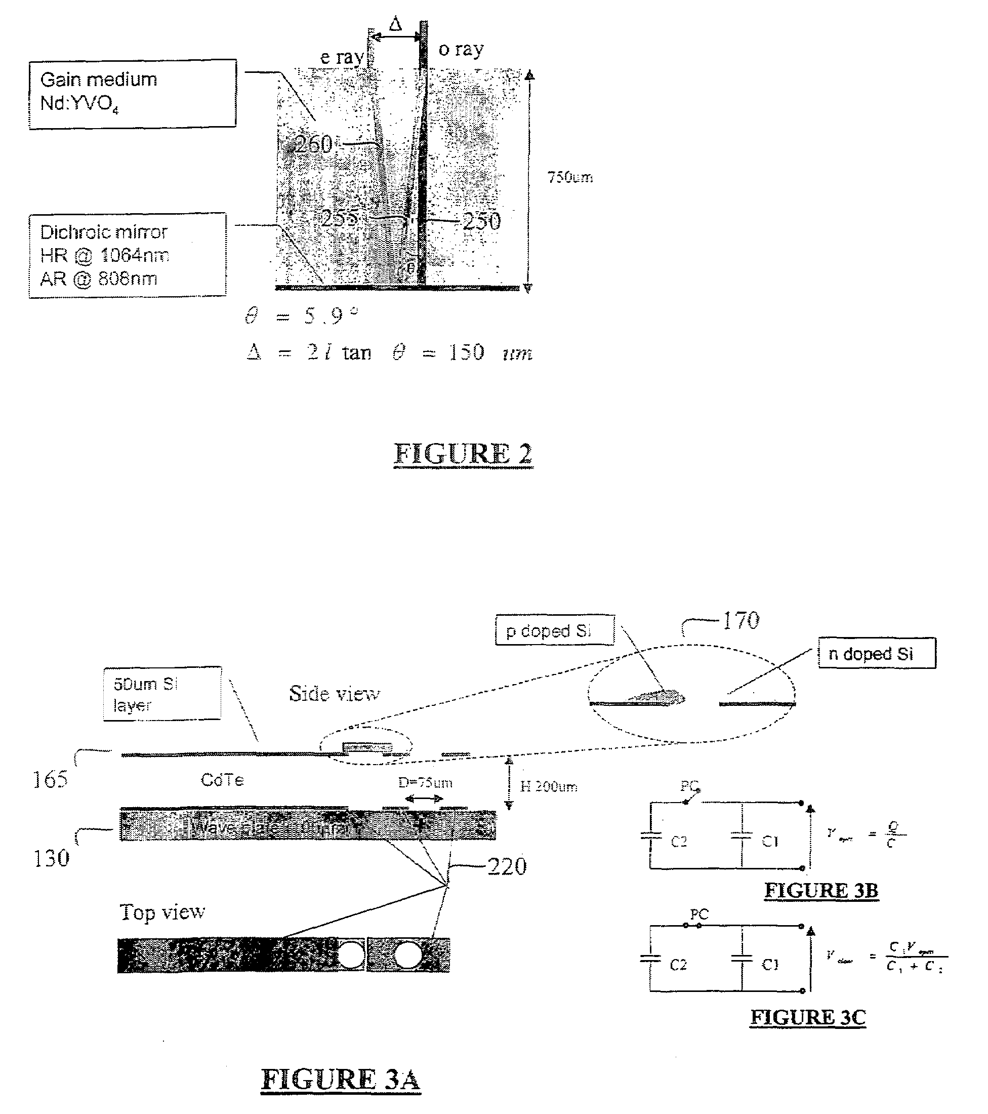 Q-switched cavity dumped laser array