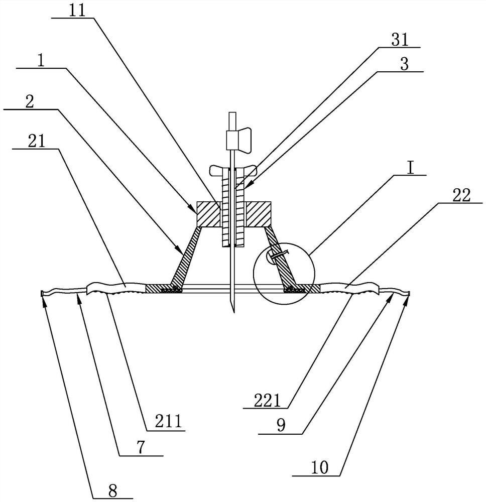 Device for positioning surgical site during surgery in pain department