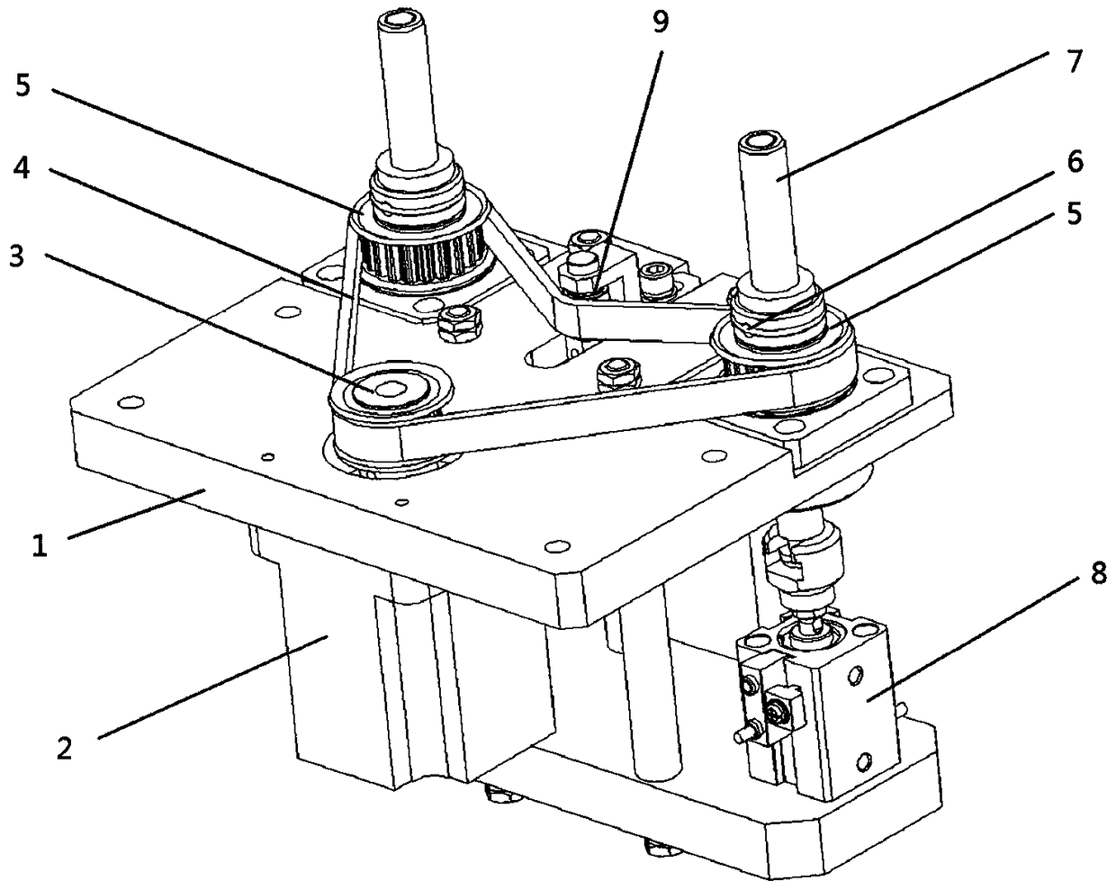 A kind of led lamp base dispensing machine