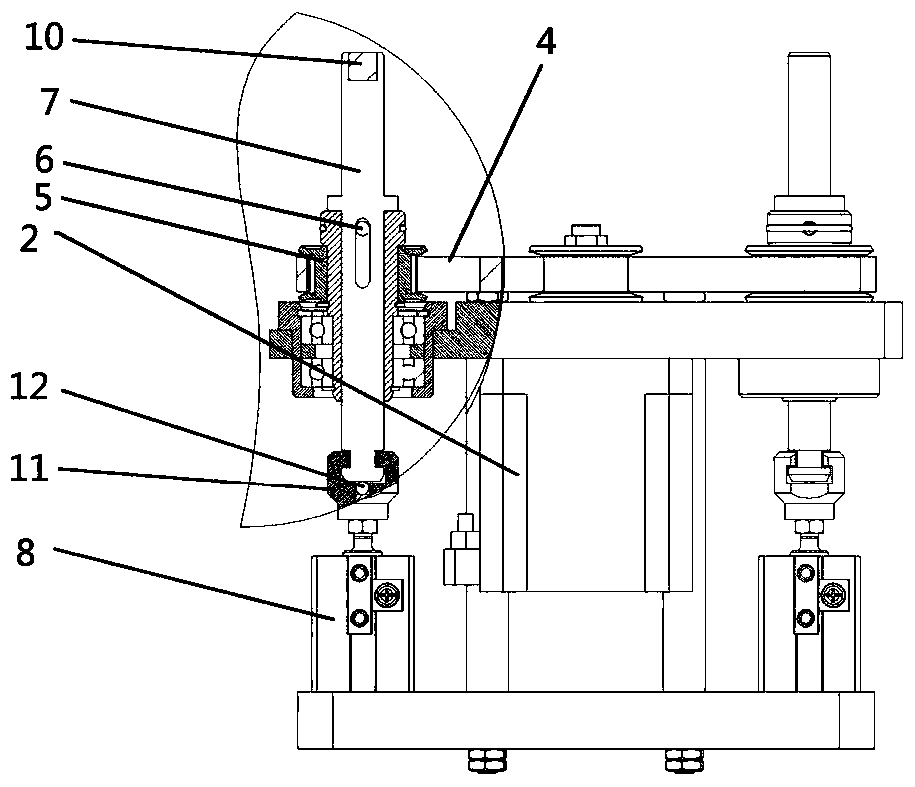 A kind of led lamp base dispensing machine