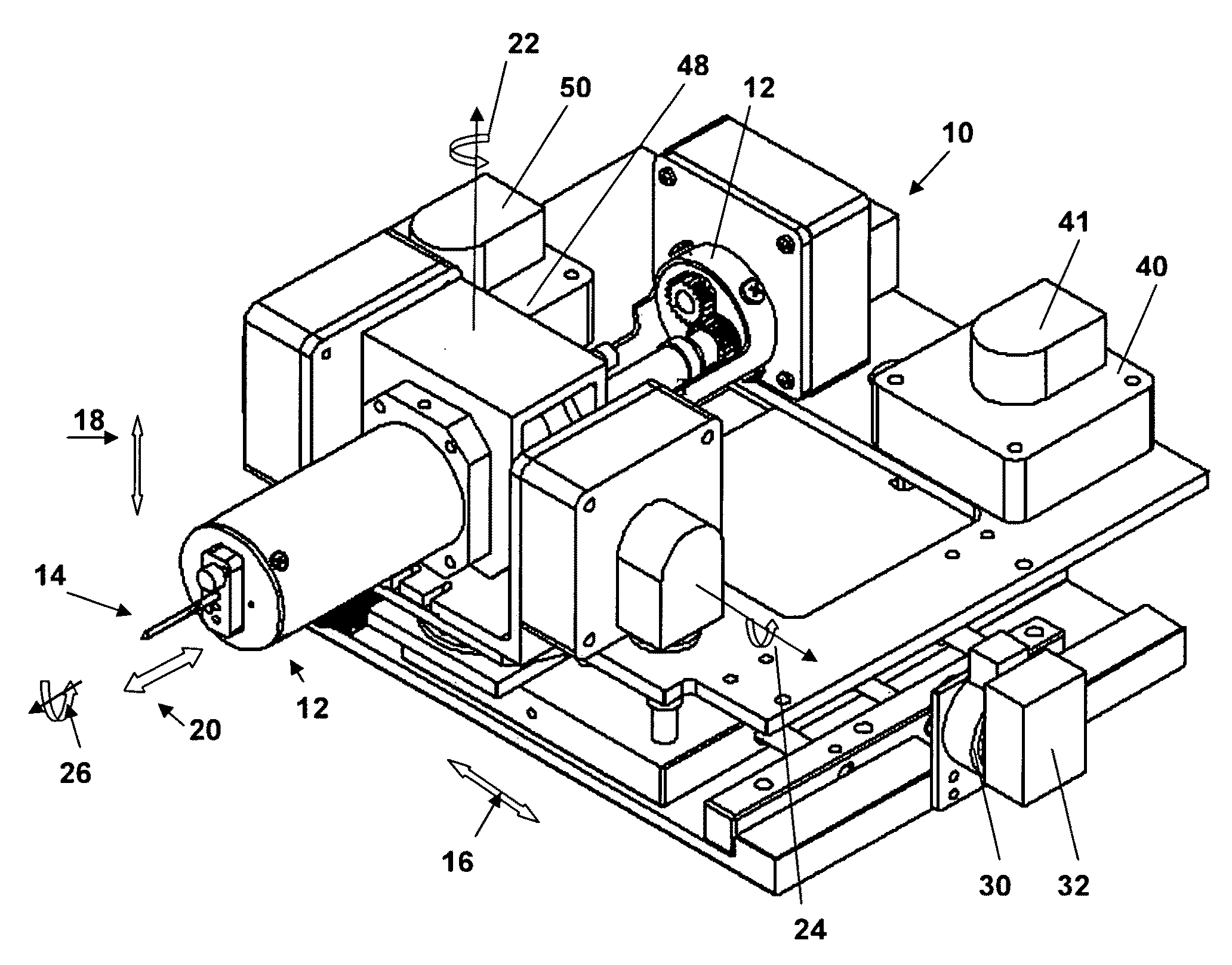 Medical robot for use in a MRI