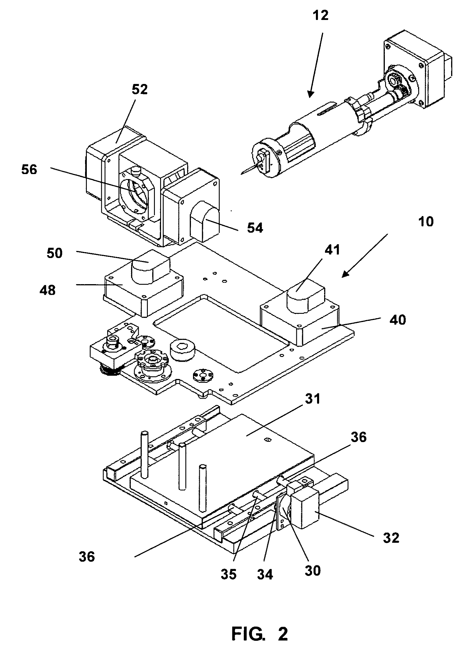 Medical robot for use in a MRI