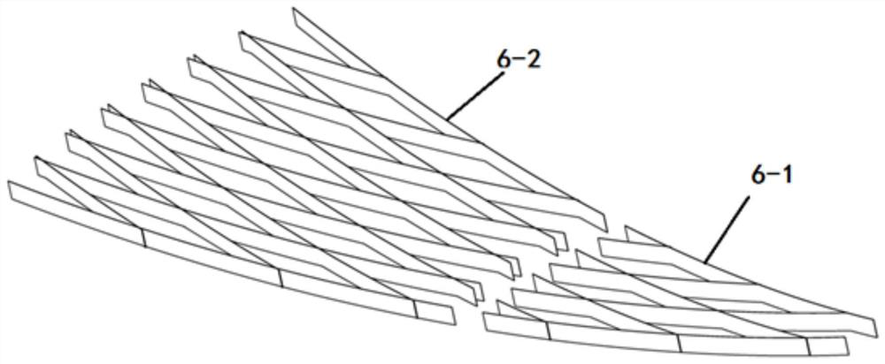 Deployable grid supports folded rib antenna reflector