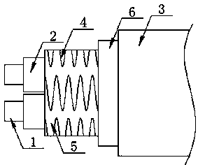 An alloy wire evenly distributed heat-generating cable