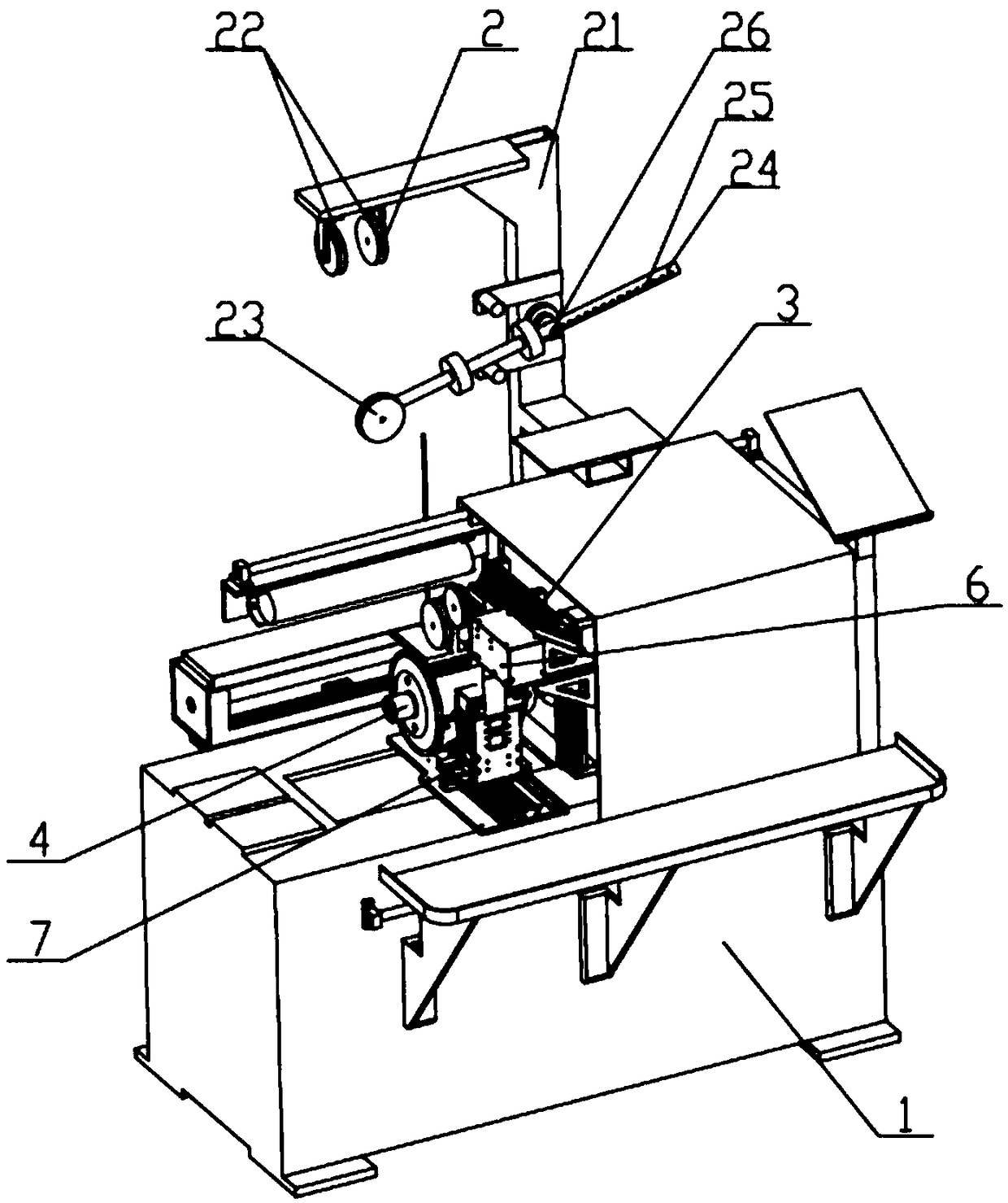 Full-automatic steel wire rope winding and packaging device and method