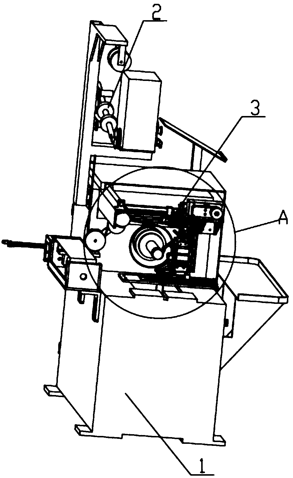 Full-automatic steel wire rope winding and packaging device and method