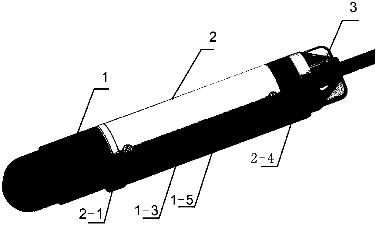 Three-segment plug-in dual sensor for easy maintenance