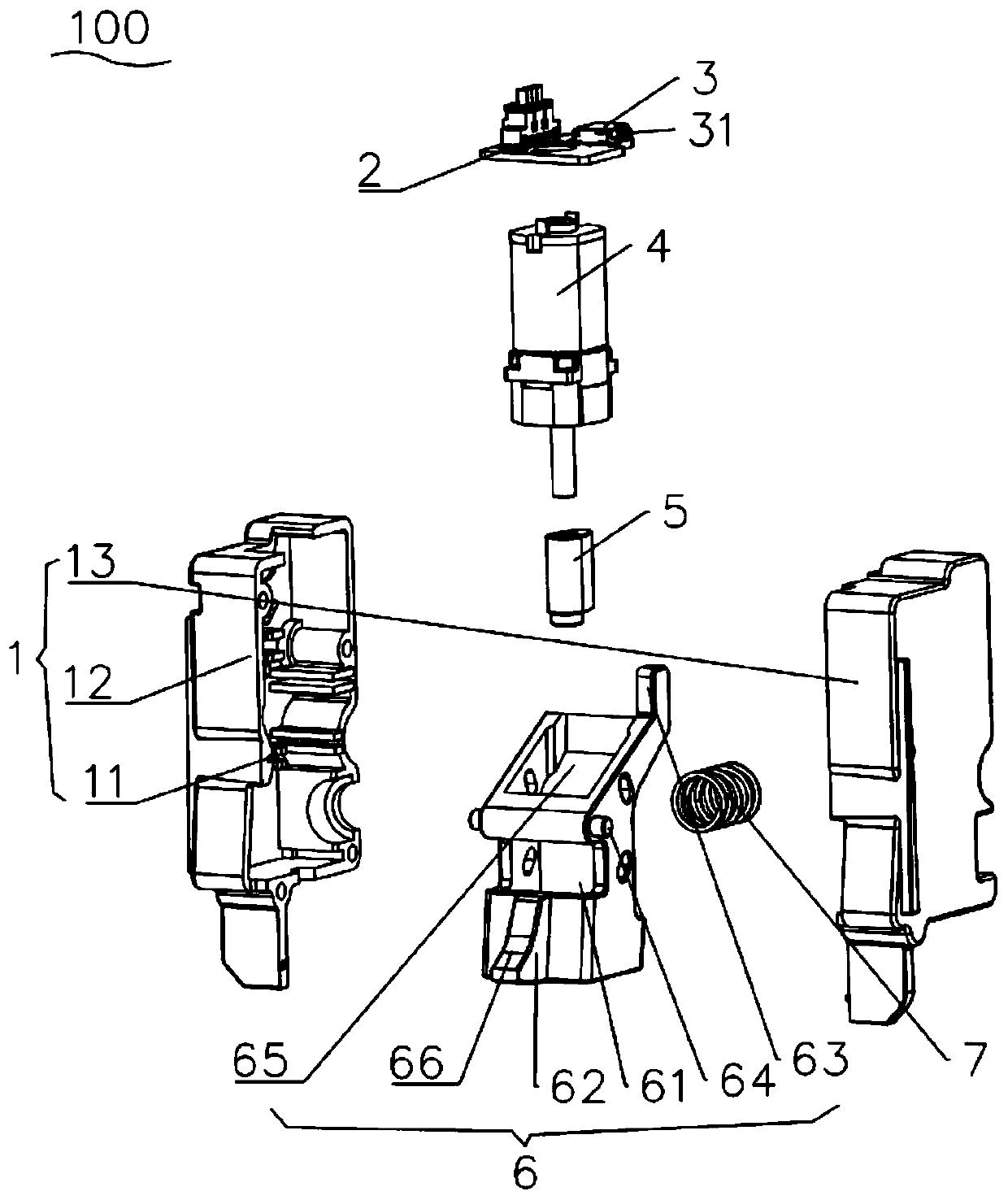 Anti-theft buckle mechanism of sharing charging equipment