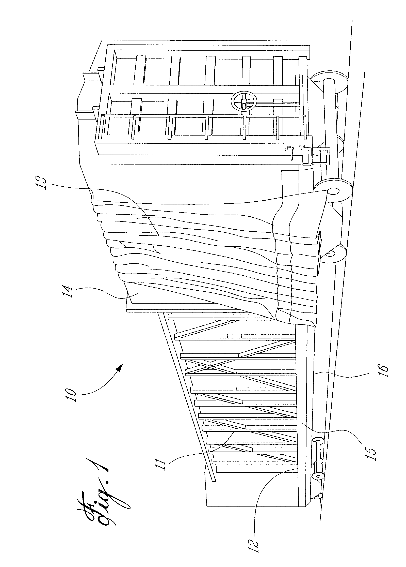 Shield assembly for cargo space of a transport vehicle