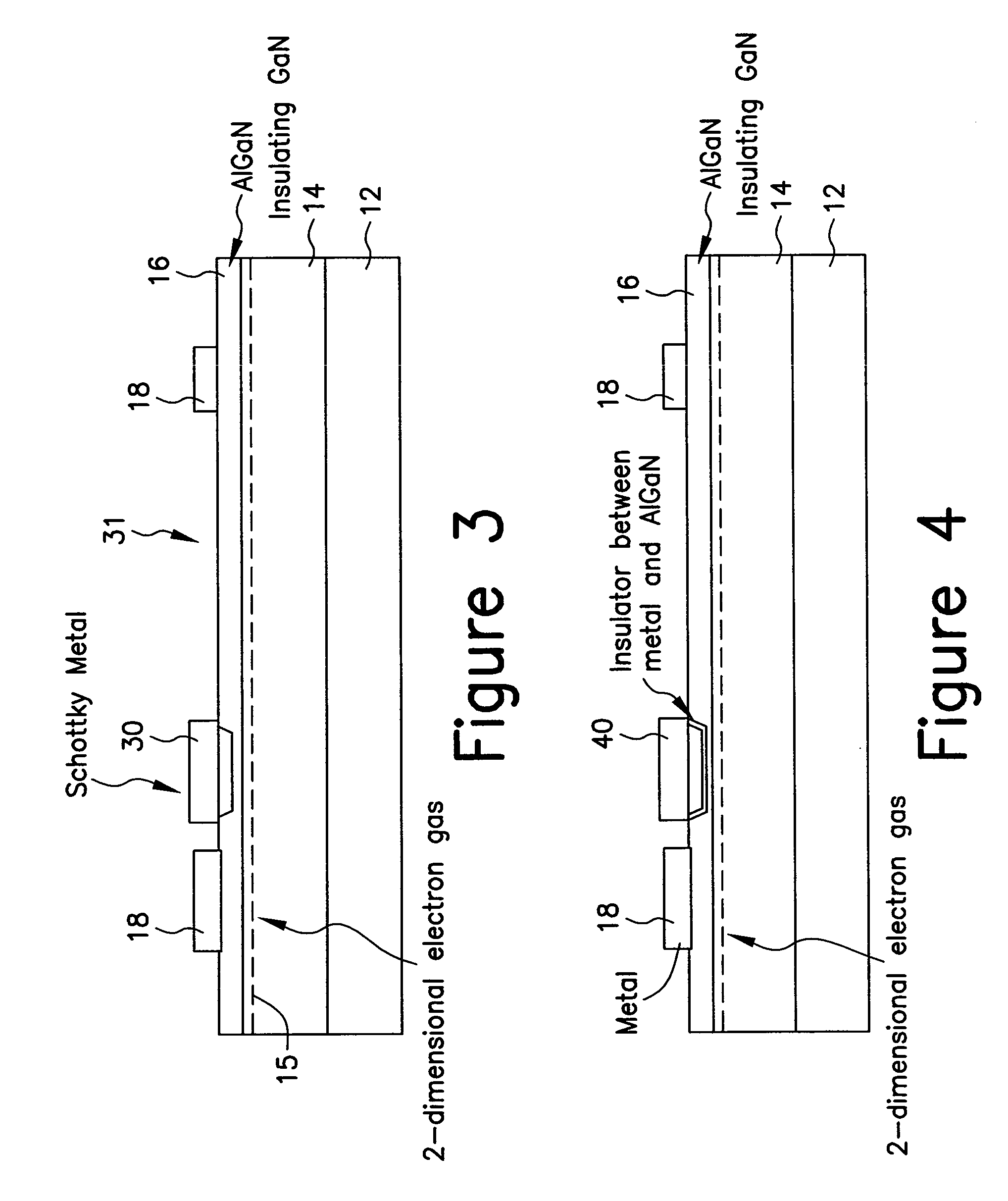 Enhancement mode iii-nitride fet