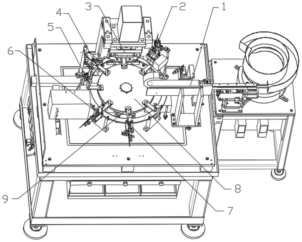 Automatic punching detection equipment for shaft tube products