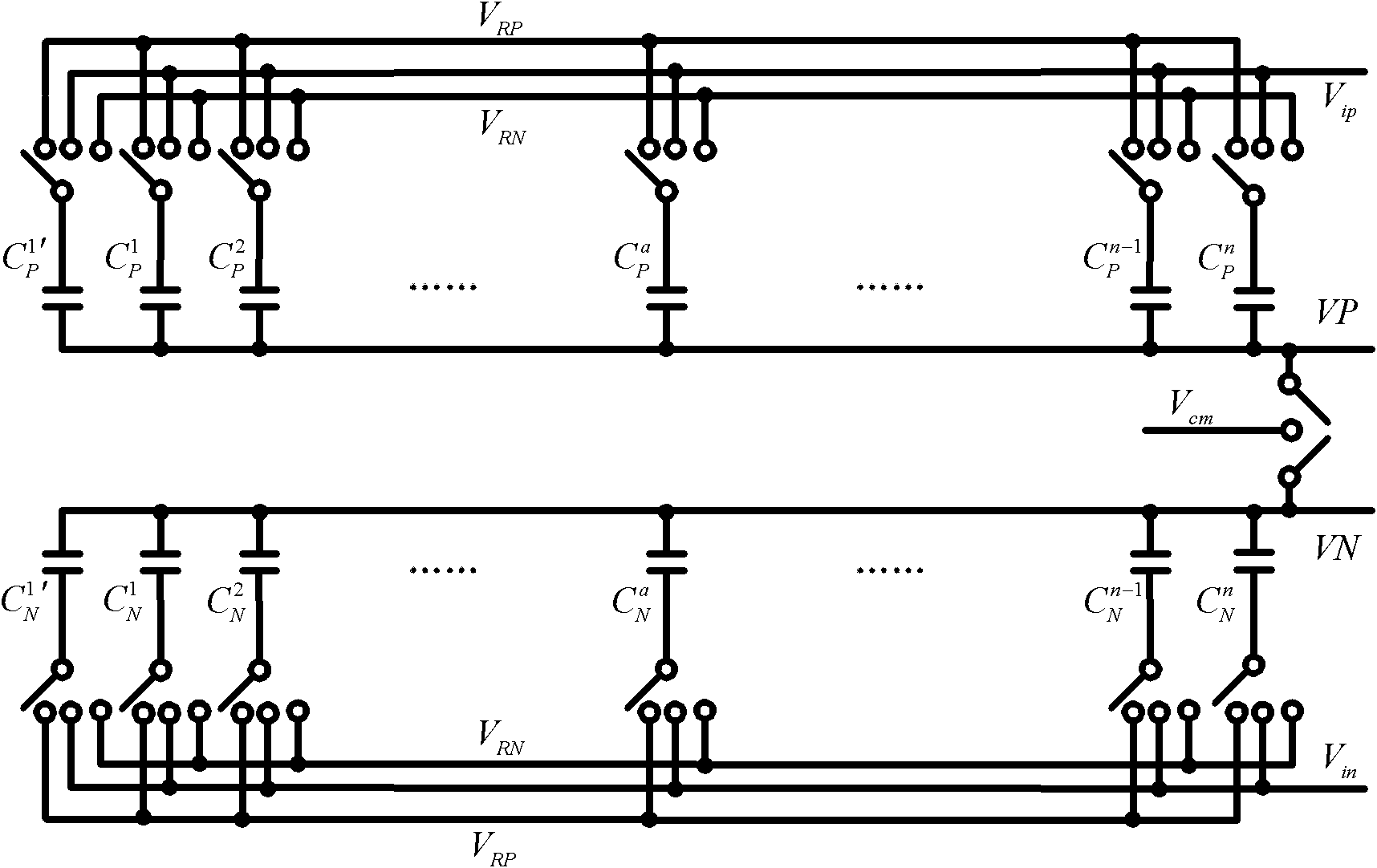 Device and method for calibrating capacitor array type successive-approximation analog-to-digital converter