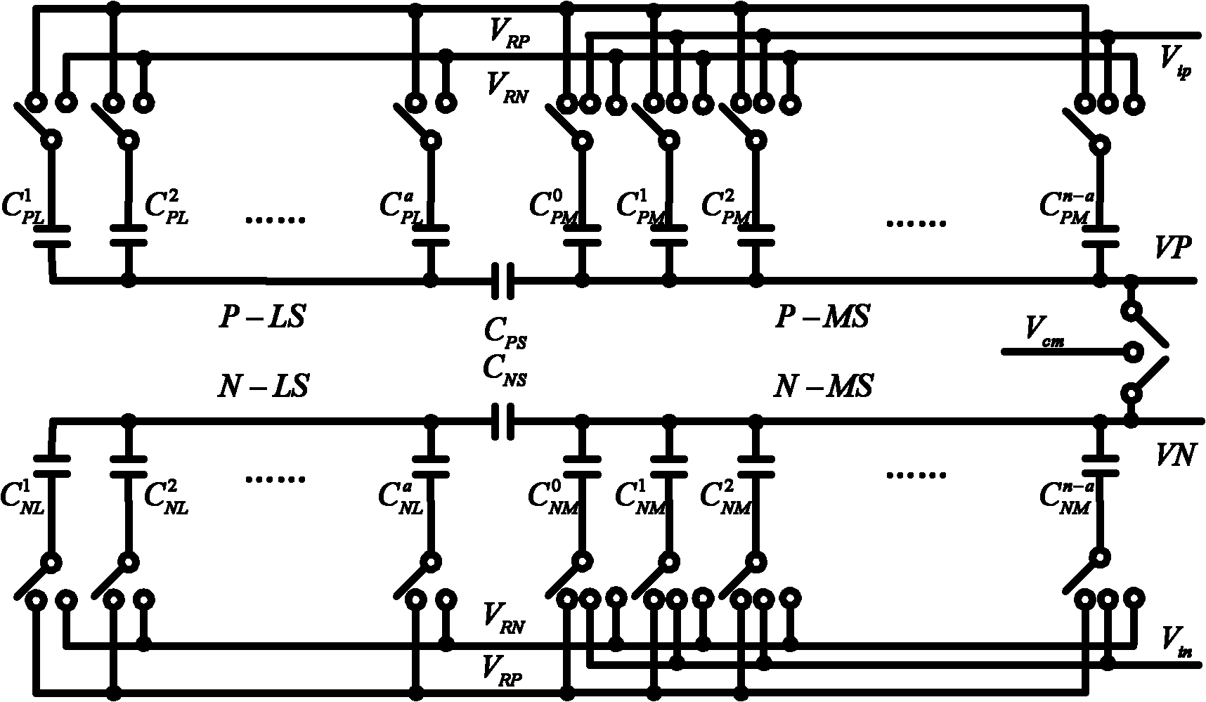 Device and method for calibrating capacitor array type successive-approximation analog-to-digital converter