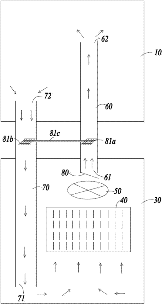 Single-system air-cooled refrigerator