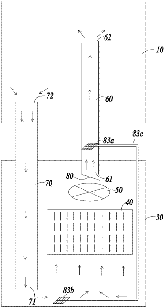 Single-system air-cooled refrigerator