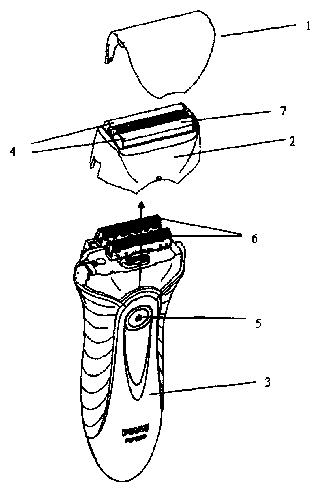 Inner blade of electric shaver, and electric shaver having inner blade