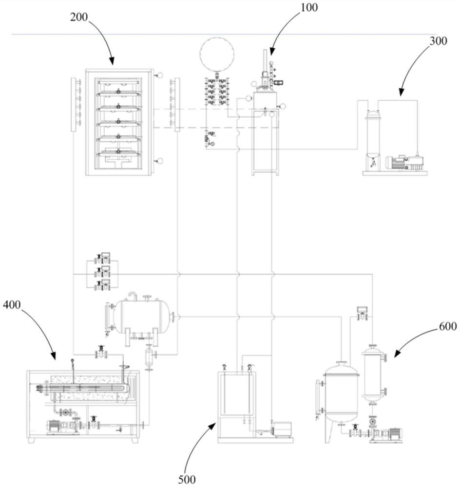 System for preparing absorbable polyester and method thereof