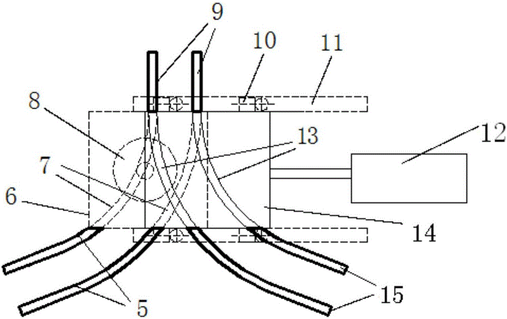 Mechanical turnout applied to high-temperature super conducting magnetic floating system and steering method