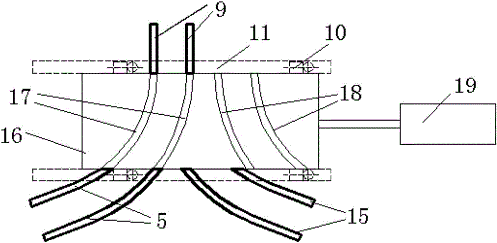 Mechanical turnout applied to high-temperature super conducting magnetic floating system and steering method