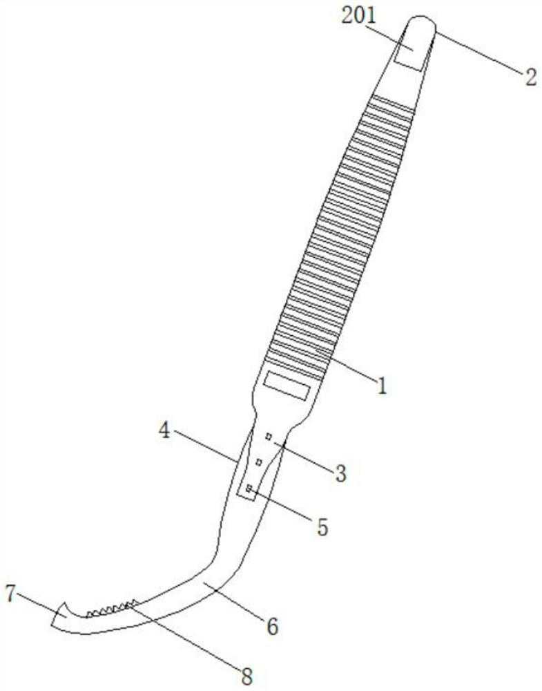 Novel reverse capsulorhexis forceps type crystalline lens nucleus treatment forceps