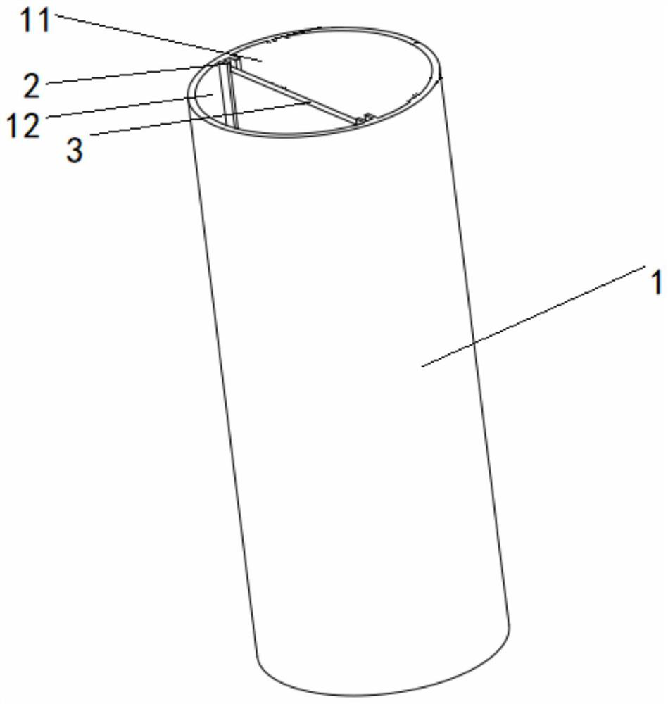 Pretreatment tube and pretreatment method for liquid-based cell sample