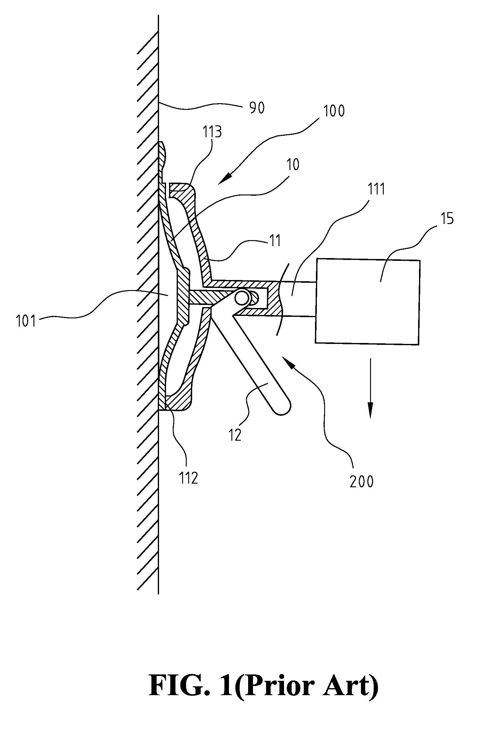 Structure for a suction device