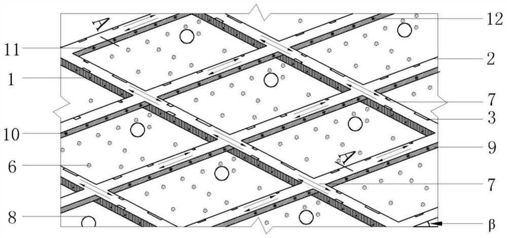 A kind of perforated mould bag concrete ecological bank protection structure and construction method