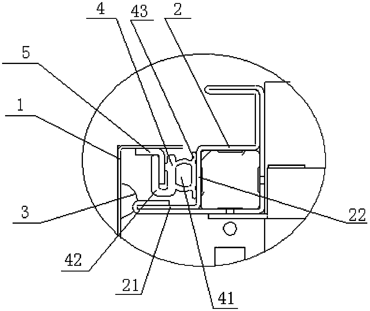 A double-stage sealed cabinet and an air conditioner using the same