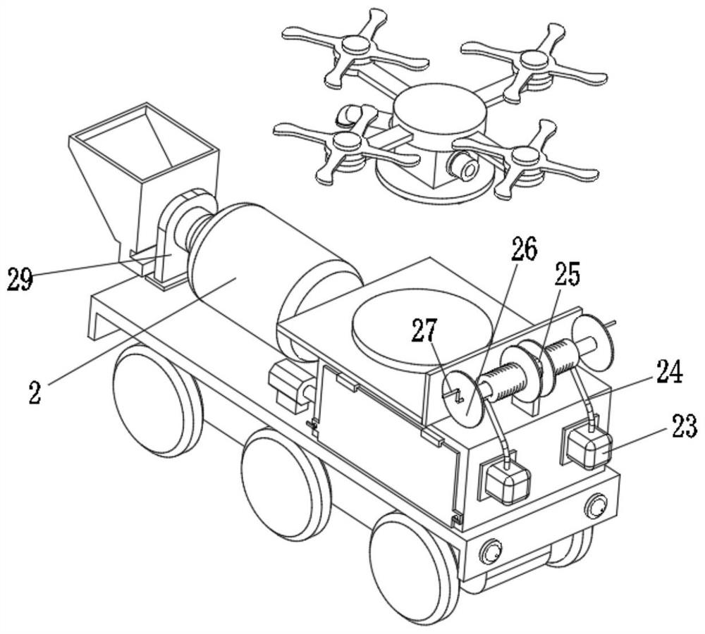 Unmanned aerial vehicle based on building construction and having 3D printing function